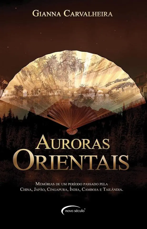 Capa do Livro Auroras Orientais - Gianna Carvalheira