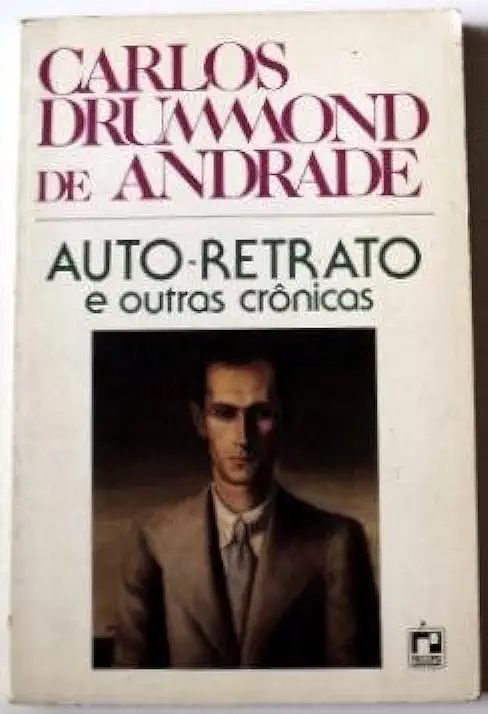 Capa do Livro Auto-retrato e Outras Crônicas - Carlos Drummond de Andrade