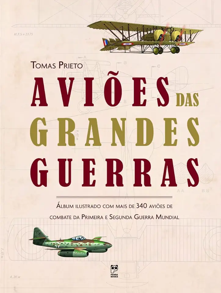 Capa do Livro Aviões das Grandes Guerras - Tomas Prieto