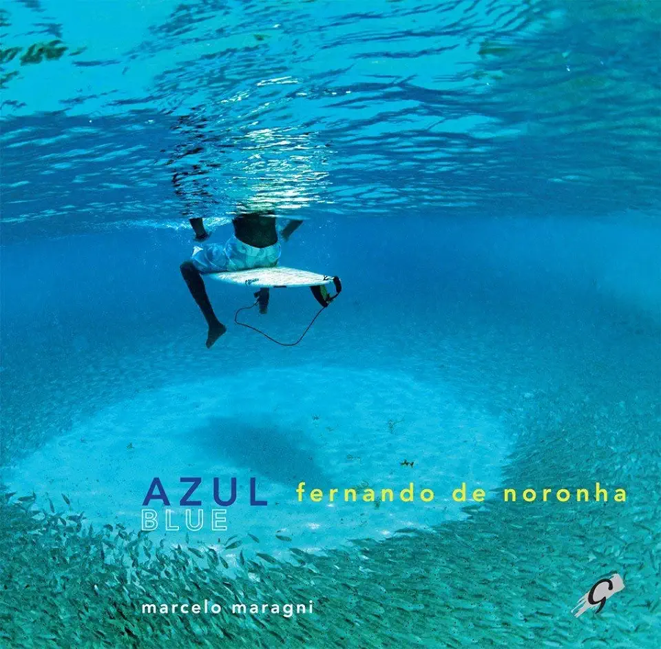 Capa do Livro Azul - Fernando de Noronha - Marcelo Maragni