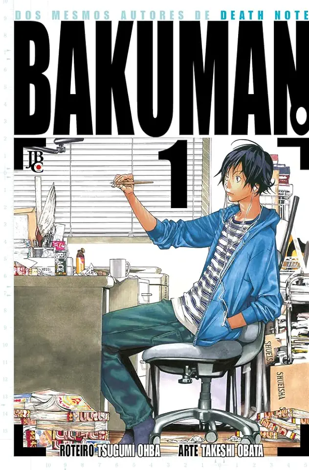 Capa do Livro Bakuman Nº 1 - Tsugumi Ohba / Takeshi Obata