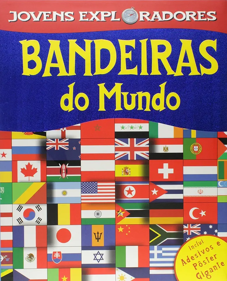 Capa do Livro Bandeiras do Mundo - Jovens Exploradores