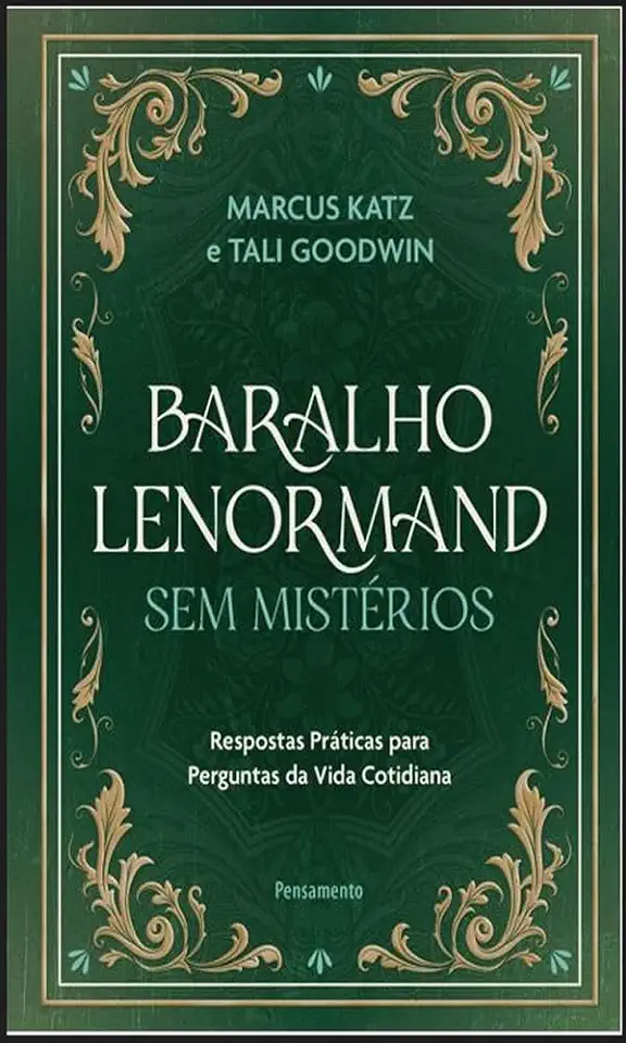 Capa do Livro Baralho Lenormand sem Mistérios - Marcus Katz / Tali Goodwin