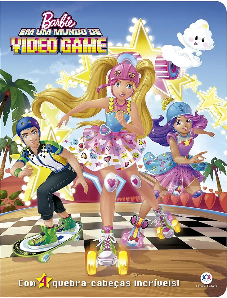 Capa do Livro Barbie - Em um mundo de videogame - Ciranda Cultural