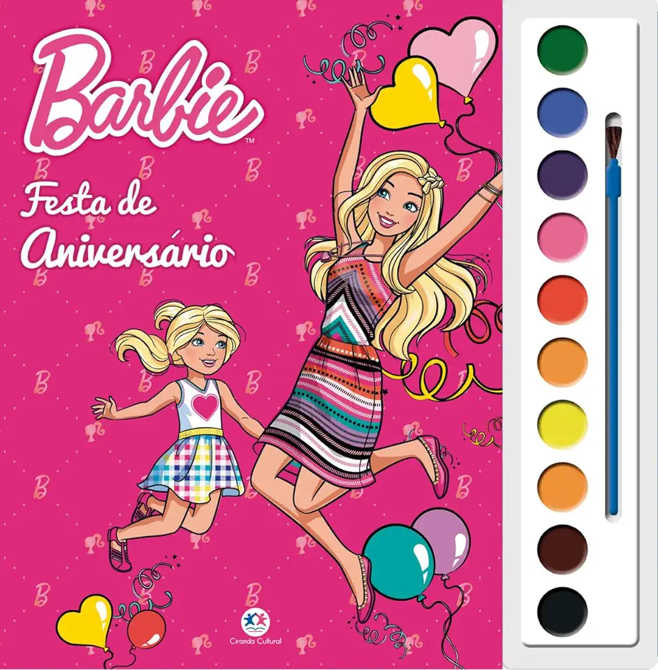 Capa do Livro Barbie - Festa de aniversário - Ciranda Cultural