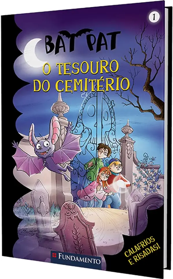 Capa do Livro Bat Pat: o Tesouro do Cemitério - Roberto Pavanello