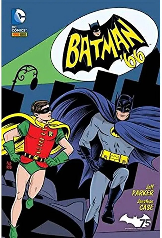 Capa do Livro Batman 66 - Jeff Parker / Jonathan Case