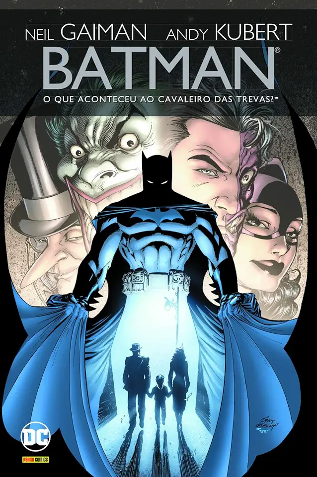 Capa do Livro Batman - o Que Aconteceu ao Cavaleiro das Trevas - Neil Gaiman / Andy Kubert