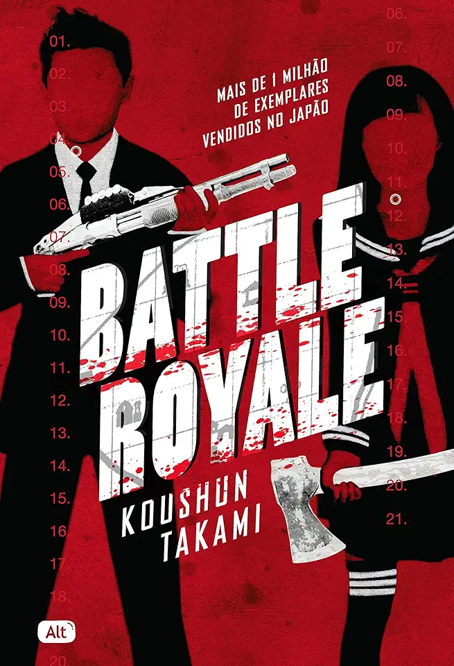 Capa do Livro Battle Royale - Koushun Takami