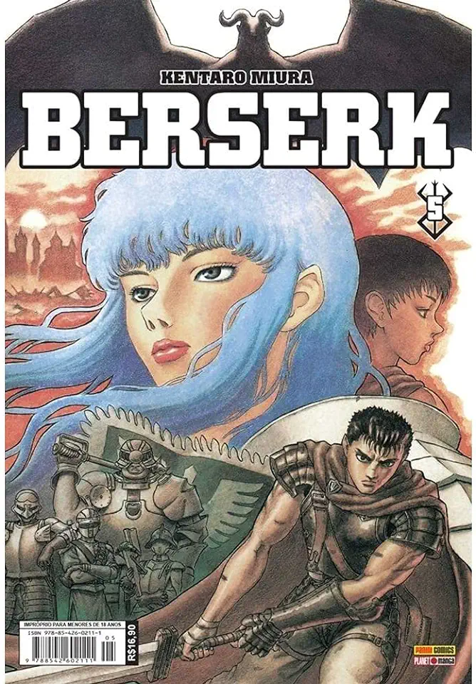 Capa do Livro Berserk Vol. 5: Edicao De Luxo - Miura