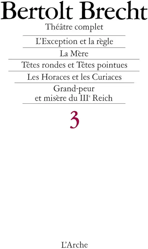 Capa do Livro Bertolt Brecht - Teatro Completo 03 - Bertolt Brecht