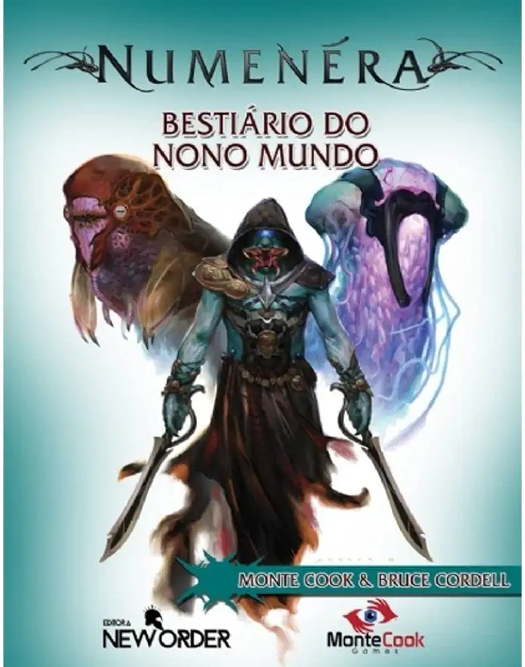 Capa do Livro Bestiário do Nono Mundo - Numenera - Cook, Monte