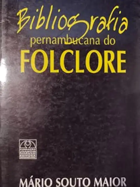 Capa do Livro Bibliografia Pernambucana do Folclore - Mário Souto Maior