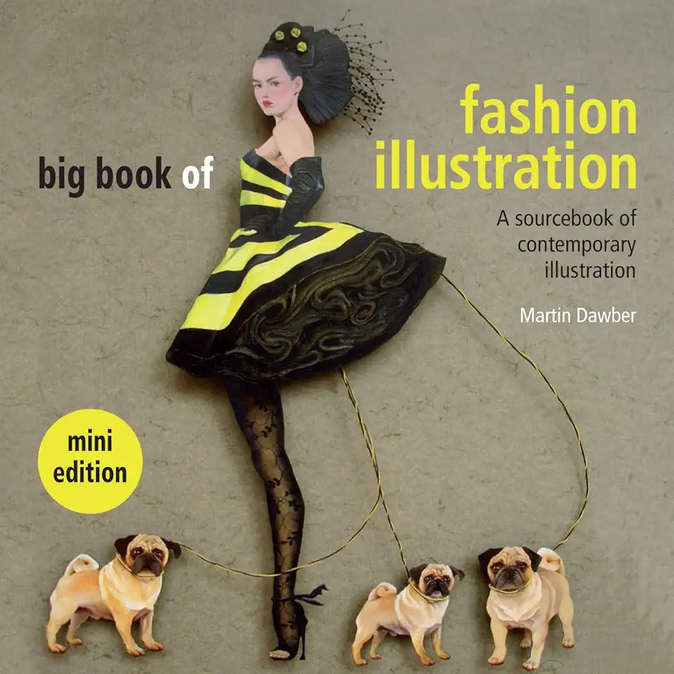 Capa do Livro Big Book of Fashion Illustration  - Martin Dawber 