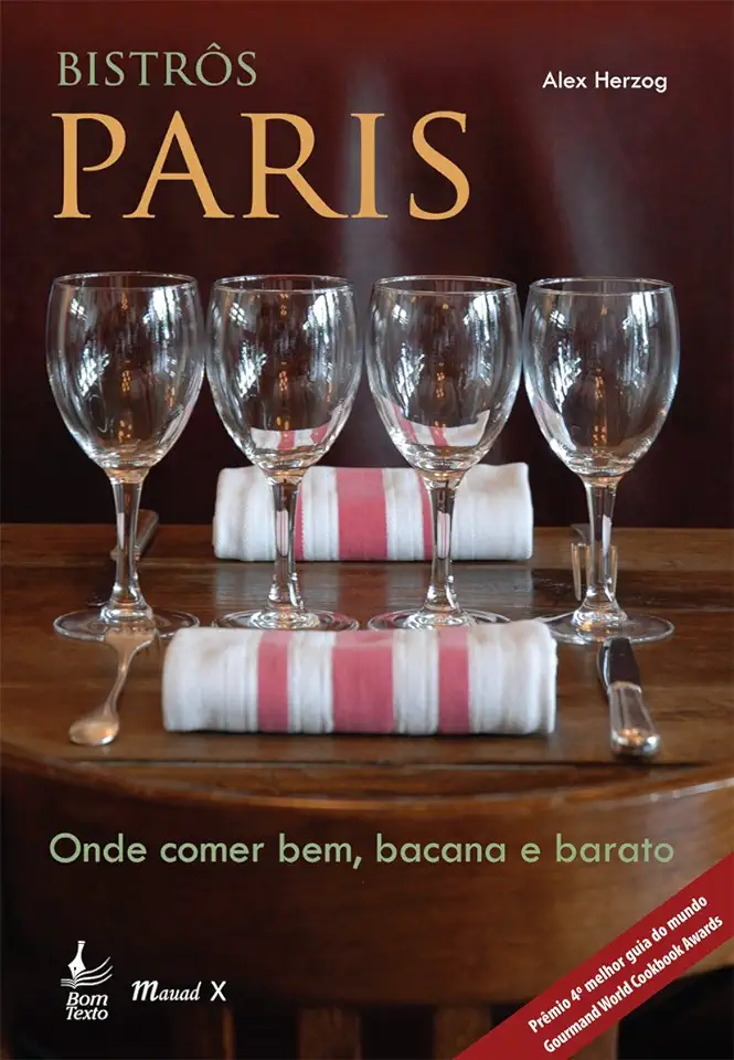 Capa do Livro Bistros Paris - Alex Herzog