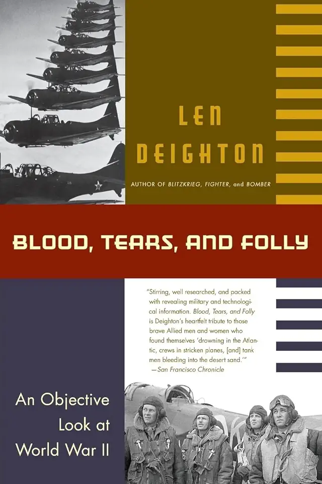 Capa do Livro Blood, Tears and Folly - Len Deighton