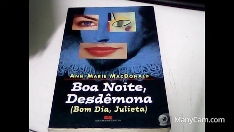 Capa do Livro Boa Noite, Desdêmona Bom Dia, Julieta - Ann-marie Macdonald