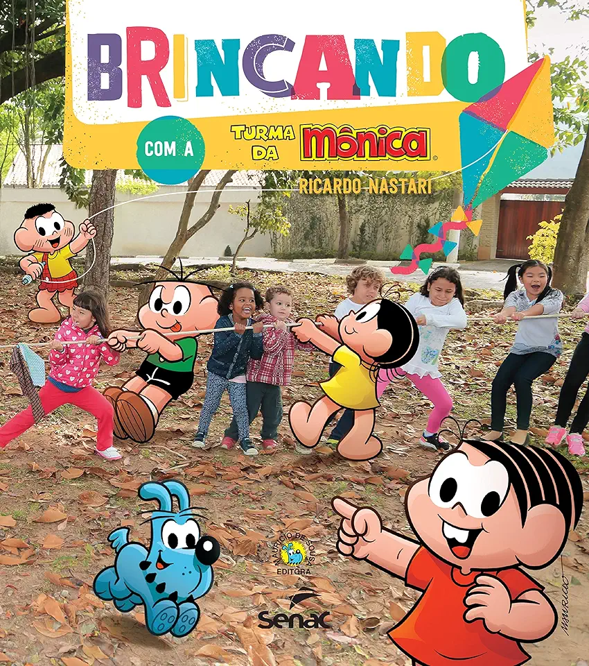 Capa do Livro BRINCANDO COM A TURMA DA MONICA - NASTARI, RICARDO