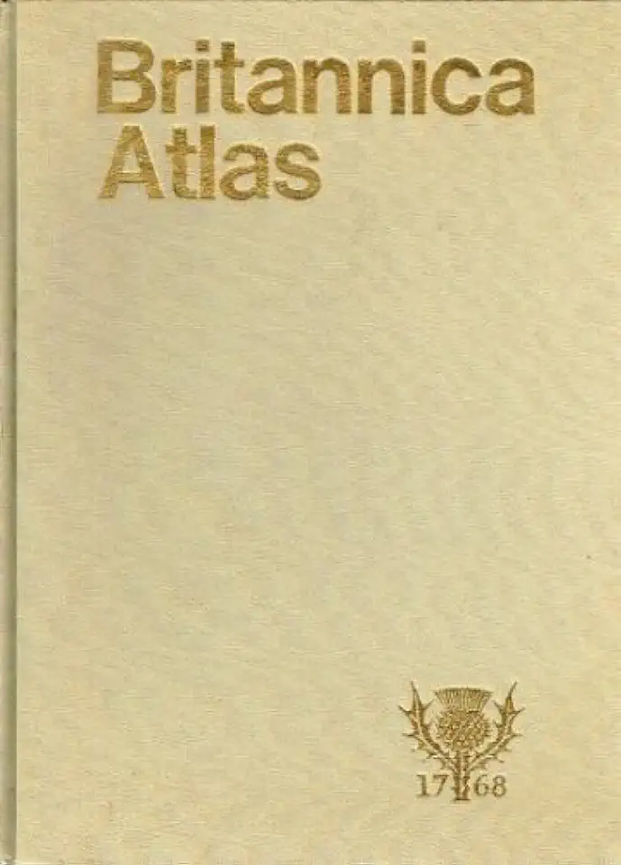 Capa do Livro Britannica Atlas - Encyclopaedia Britannica