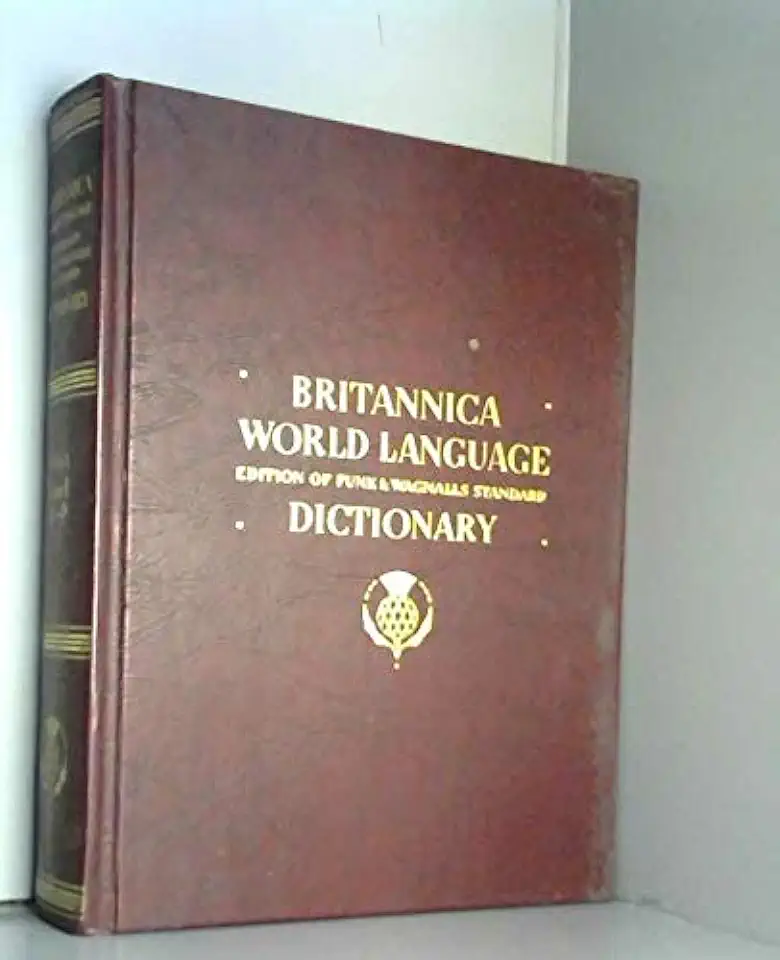 Capa do Livro Britannica World Language Dictionary Volume 1 - Funk & Wagnalls