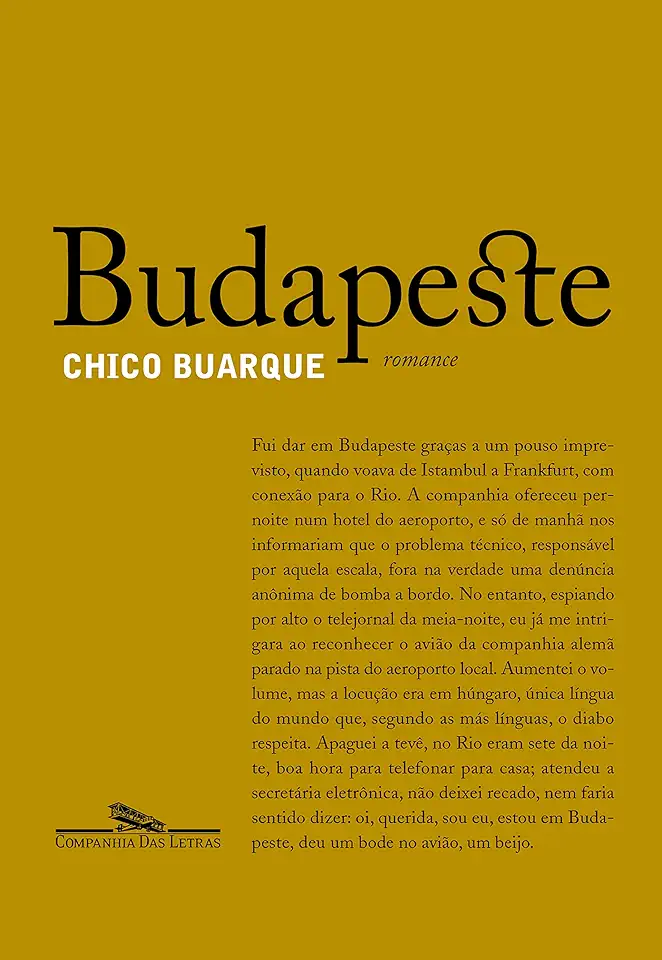 Capa do Livro Budapeste - Chico Buarque