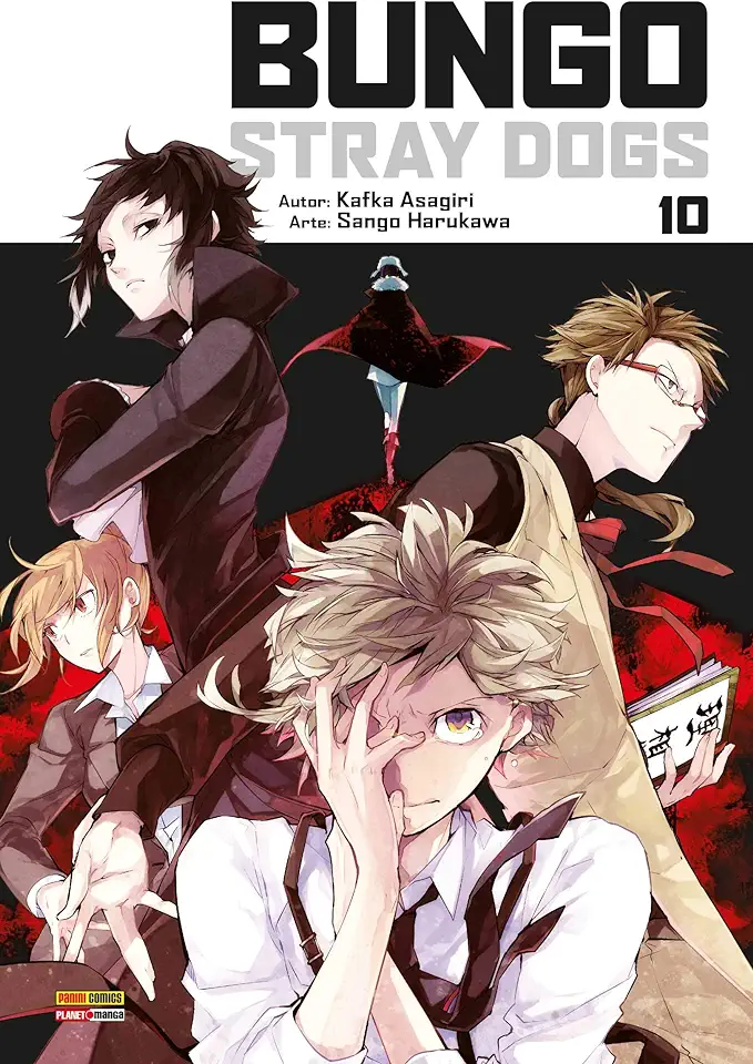 Capa do Livro Bungo Stray Dogs - 10 - Asagiri, Kafka