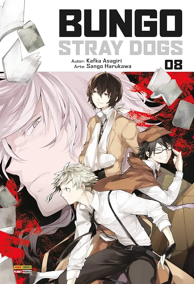 Capa do Livro Bungo Stray Dogs - 8 - Asagiri, Kafka