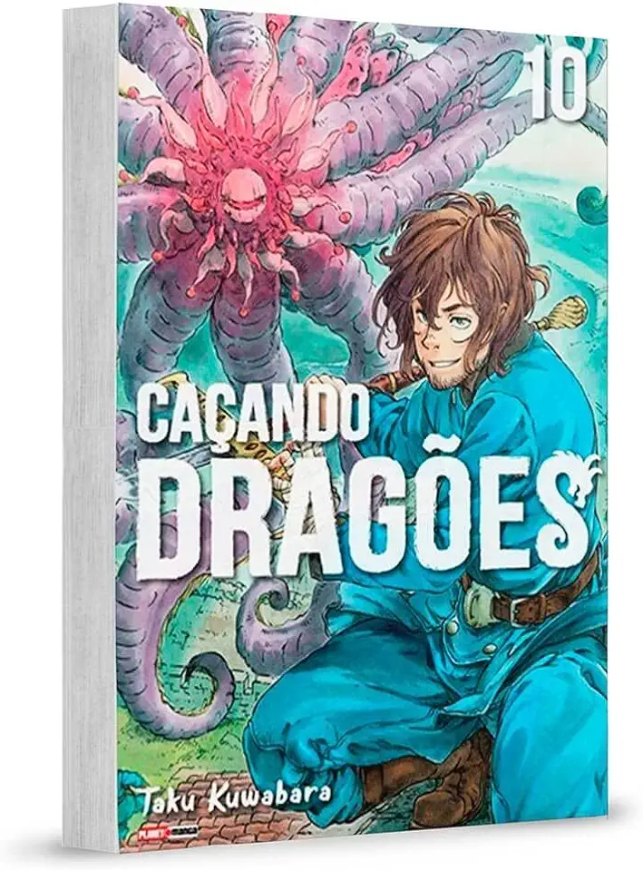 Capa do Livro Caçando Dragões - 10 - Kawabara, Taku