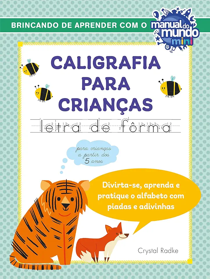 Capa do Livro Caligrafia para crianças: letra de fôrma - Radke, Crystal