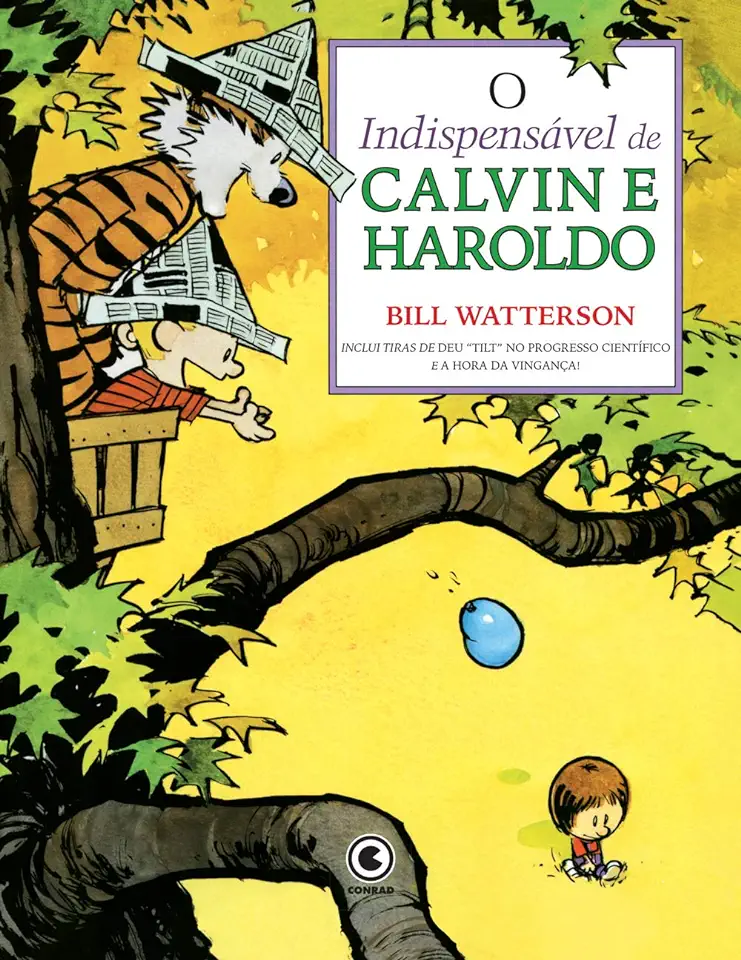 Capa do Livro Calvin e Haroldo - volume 17 - O Indispensável de Calvin e Haroldo - Watterson, Bill