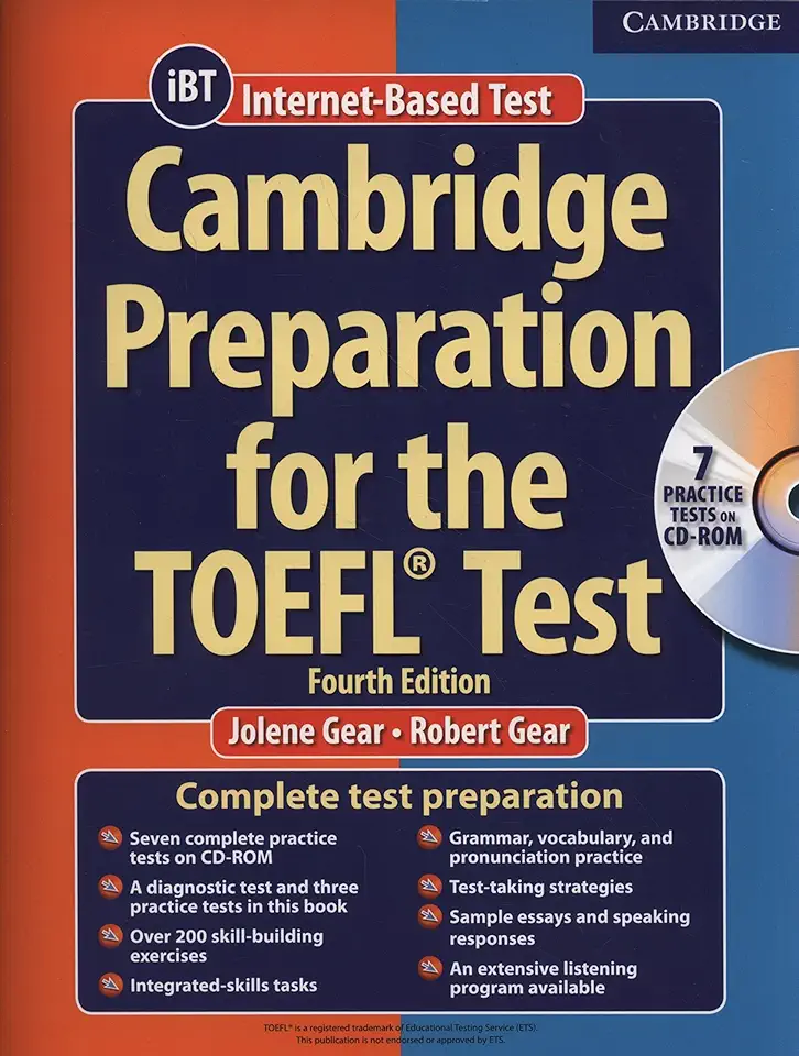 Capa do Livro Cambridge Preparation For the Toefl Test - Jolene Gear / Robert Gear