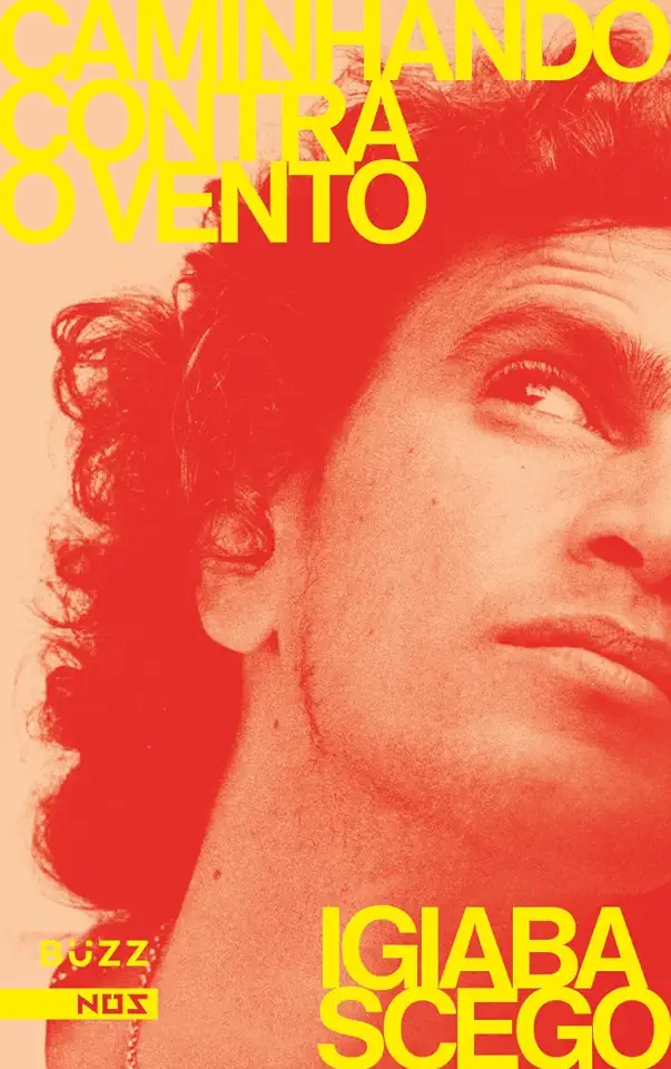 Capa do Livro Caminhando Contra o Vento : Caetano Veloso - Igiaba Scego