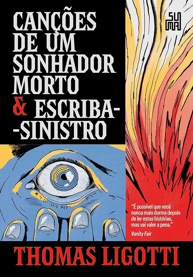 Capa do Livro Canções de um sonhador morto & Escriba-sinistro - Thomas Ligotti