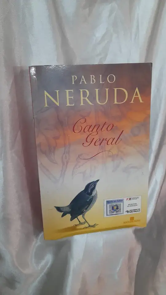 Capa do Livro Canto Geral - Pablo Neruda