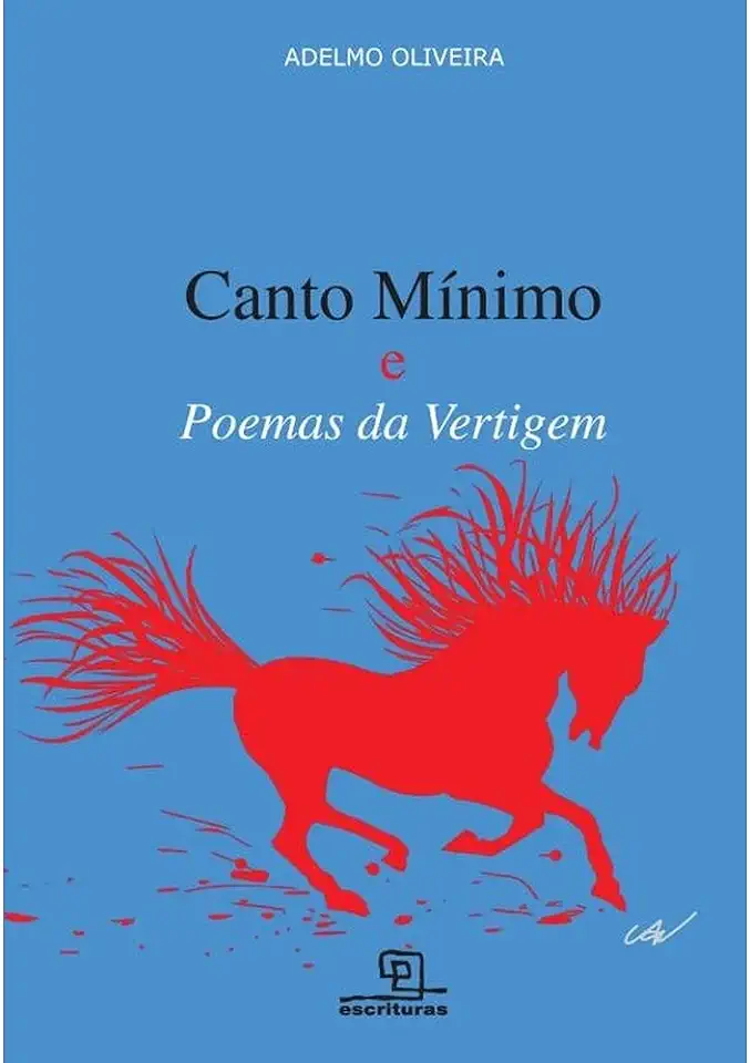 Capa do Livro Canto Mínimo e Poemas da Vertigem - Adelmo Oliveira