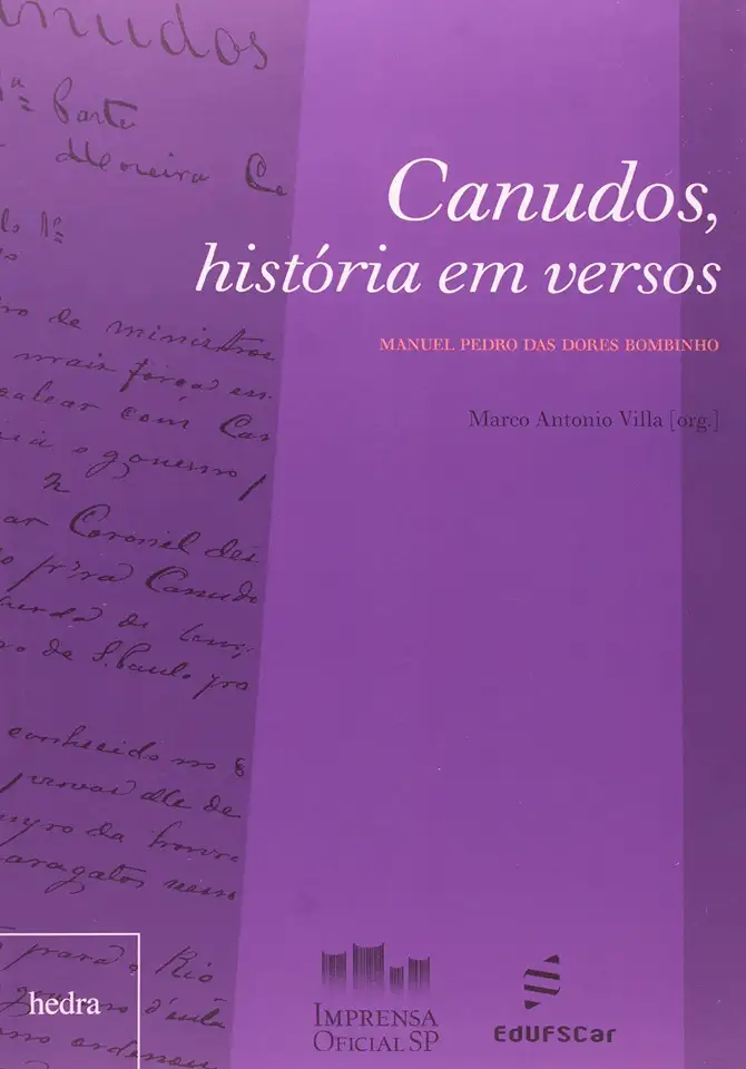 Capa do Livro Canudos, História Em Versos - Manuel Pedro das Dores Bombinho