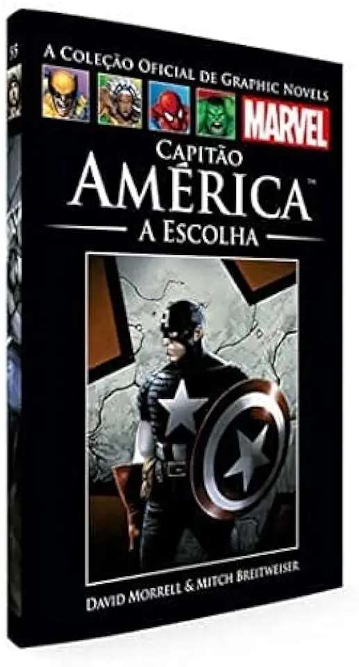 Capa do Livro Capitão América - a Escolha - David Morrell, Mitch Breitweiser