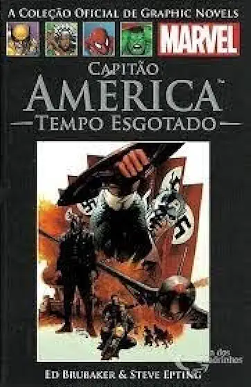 Capa do Livro Capitão América: Tempo Esgotado - Ed Brubaker & Steve Epting