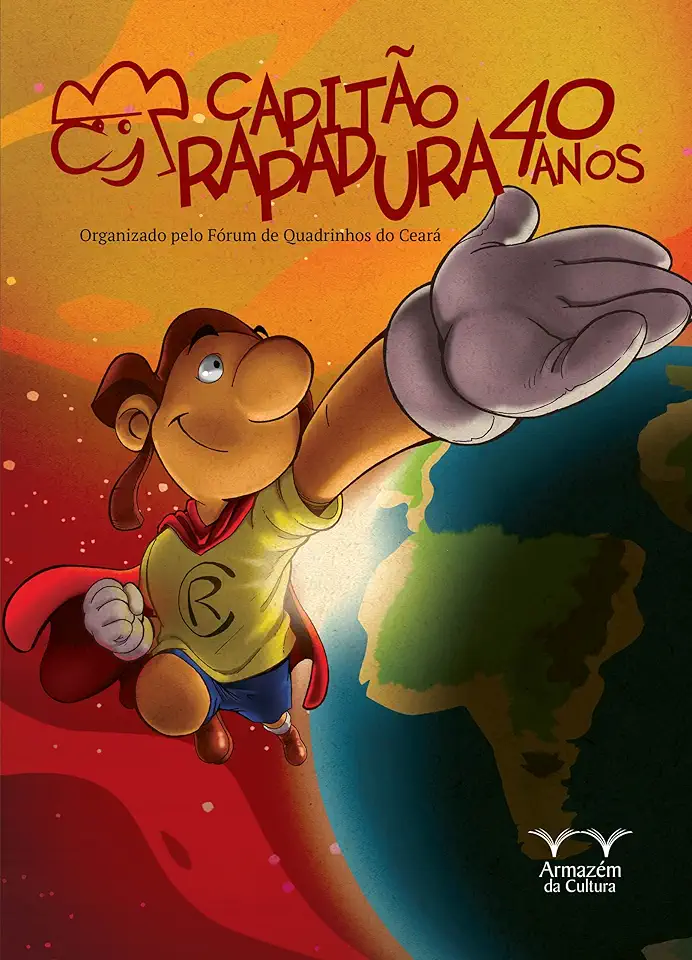 Capa do Livro Capitão Rapadura 40 Anos - Fórum de Quadrinhos do Ceará