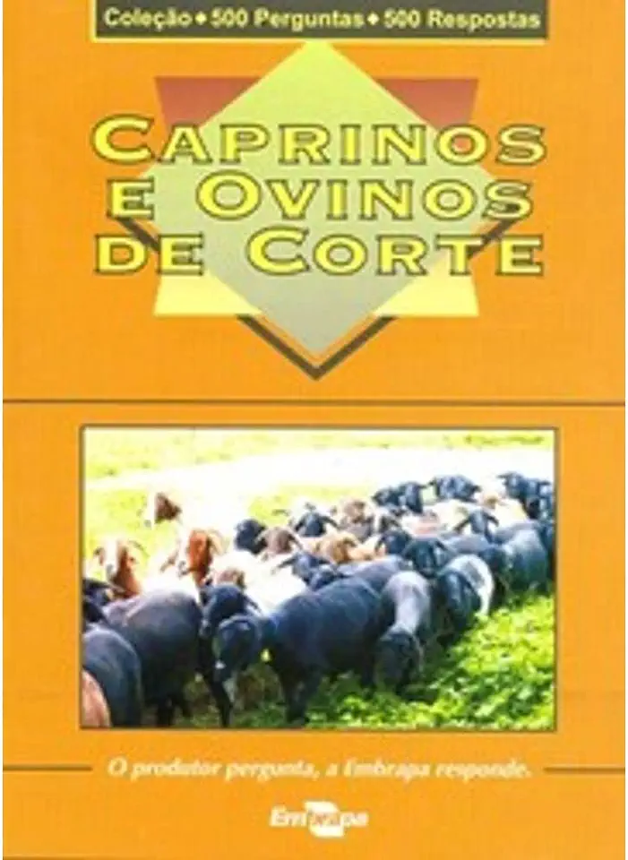 Capa do Livro Caprino e Ovinos de Corte - Embrapa