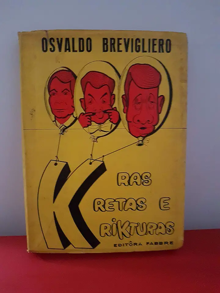 Capa do Livro Caras, Caretas e Caricaturas - Osvaldo Brevigliero