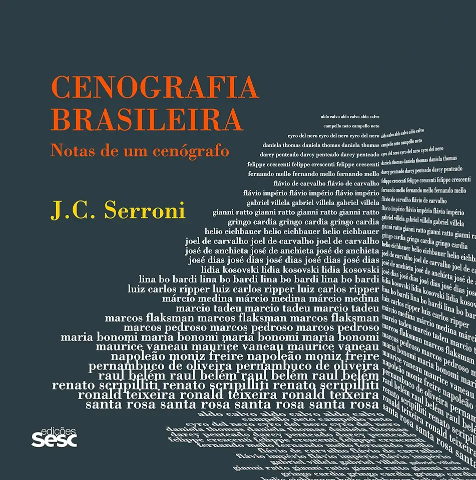 Capa do Livro Cenografia Brasileira: Notas de um Cenógrafo - J. C. Serroni