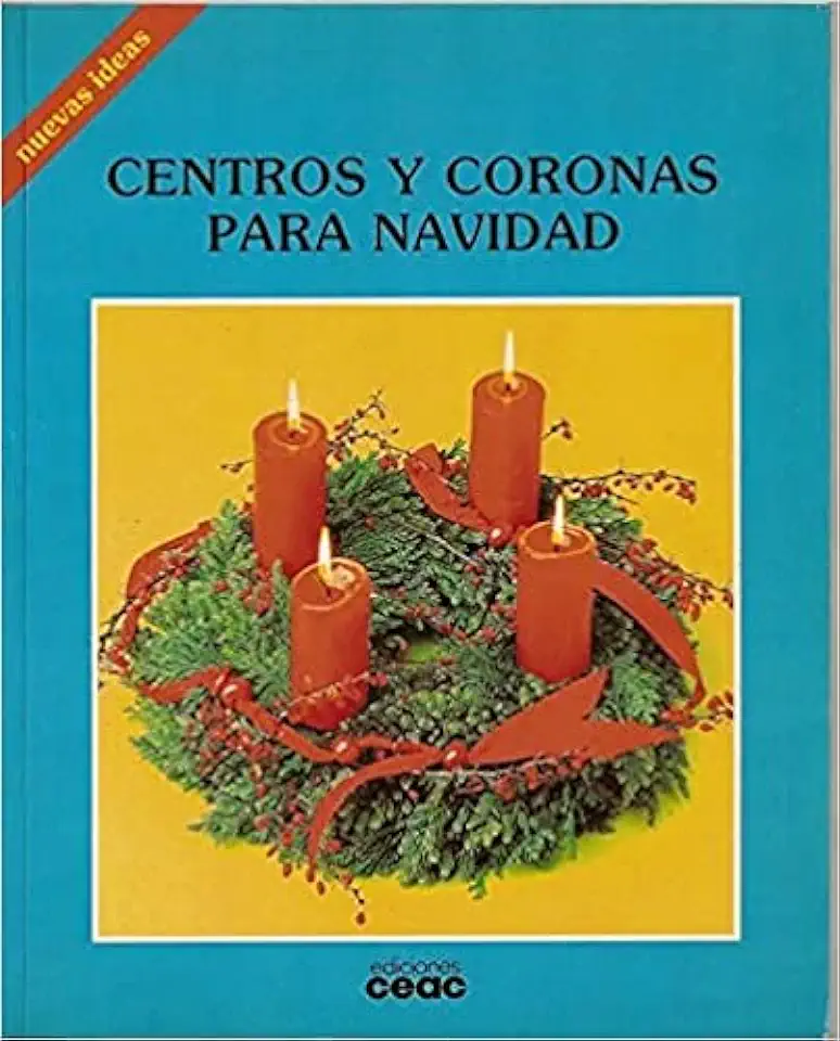 Capa do Livro Centros y Coronas para Navidad - SCHERZINGER