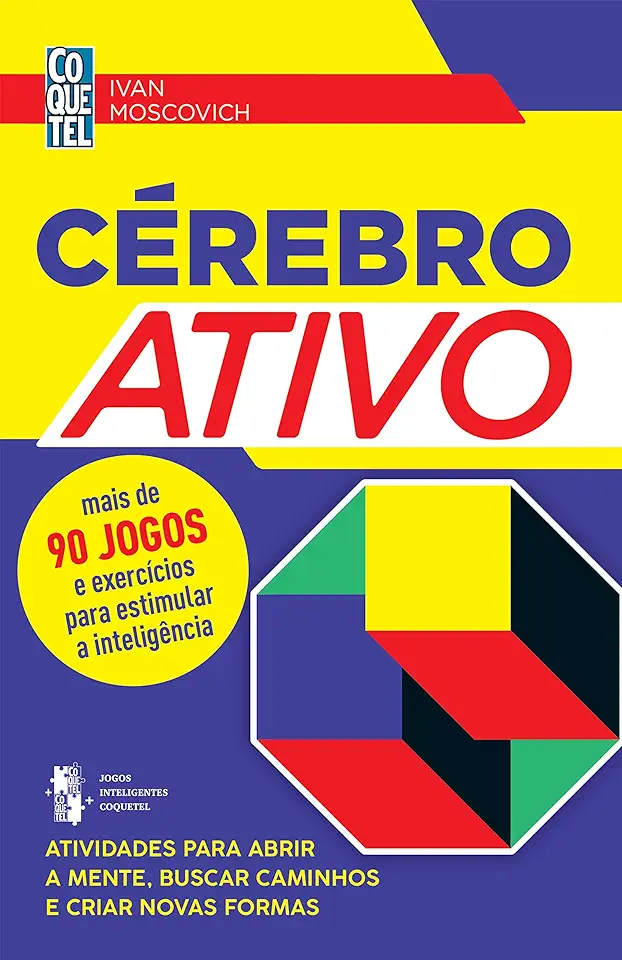 Capa do Livro CÉREBRO ATIVO - LIVRO 3 - Moscovich, Ivan