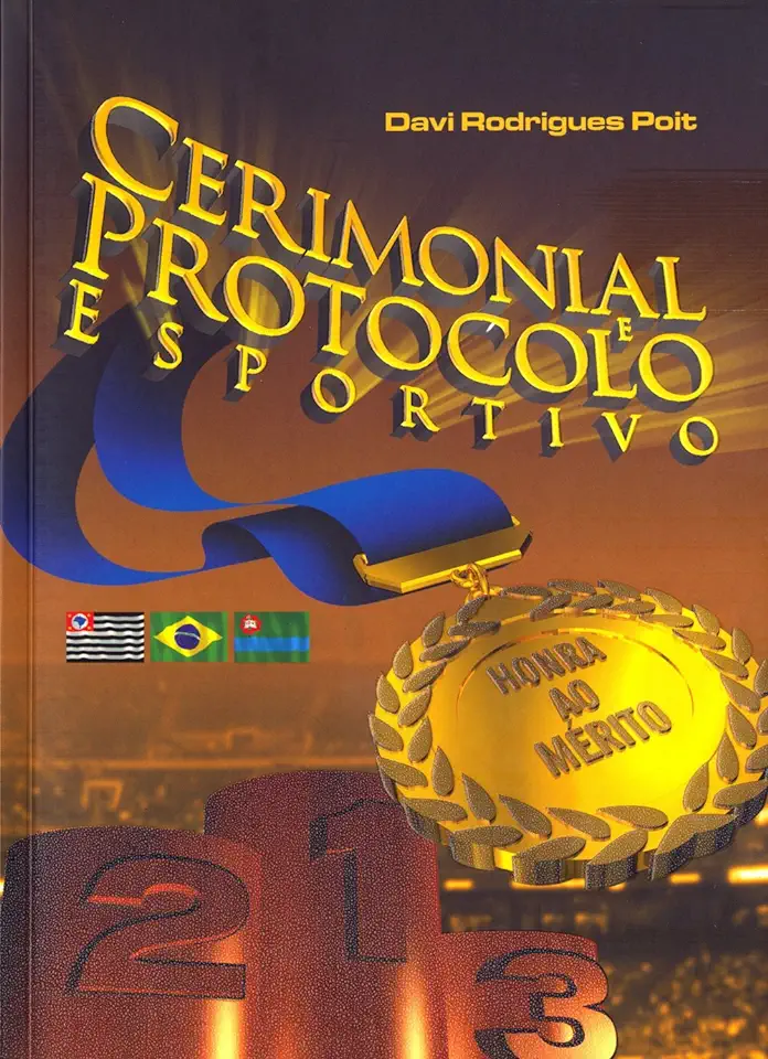 Capa do Livro Cerimonial e Protocolo Esportivo - Davi Rodrigues Poit