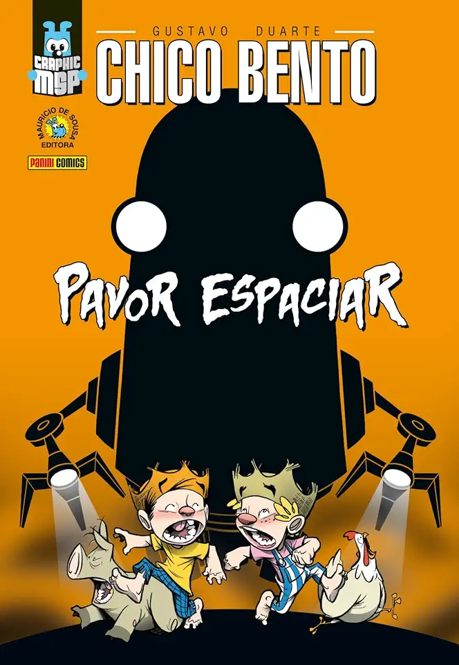 Capa do Livro Chico Bento - Pavor Espaciar - Gustavo Duarte