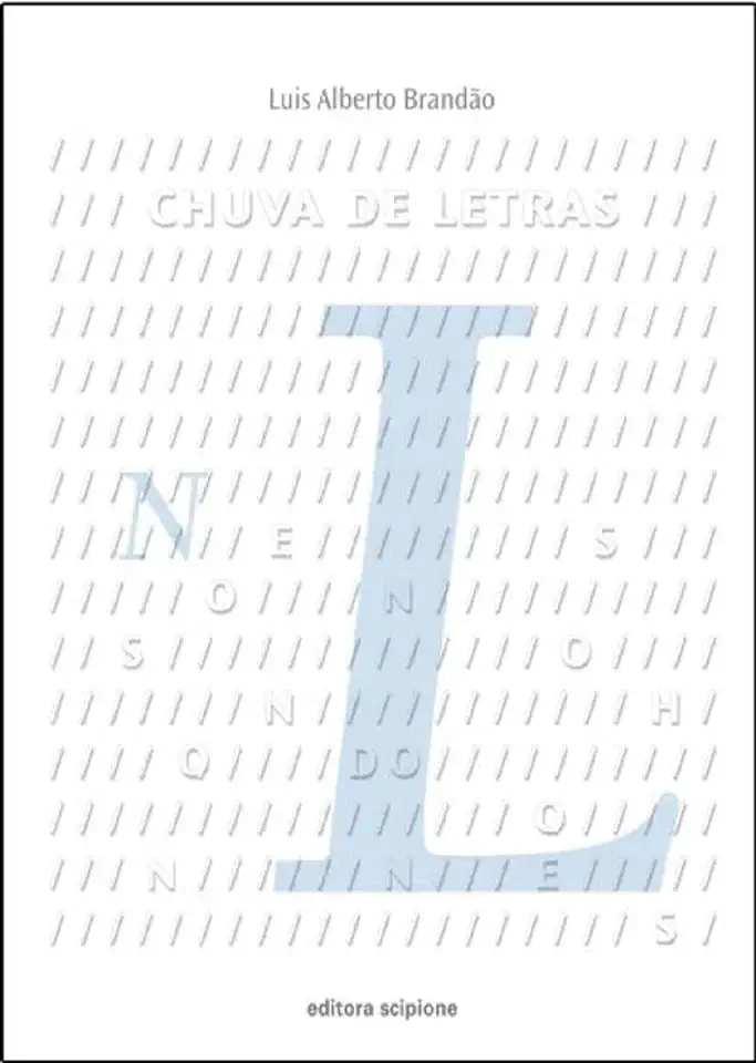 Capa do Livro Chuva de Letras - Luis Alberto Brandão