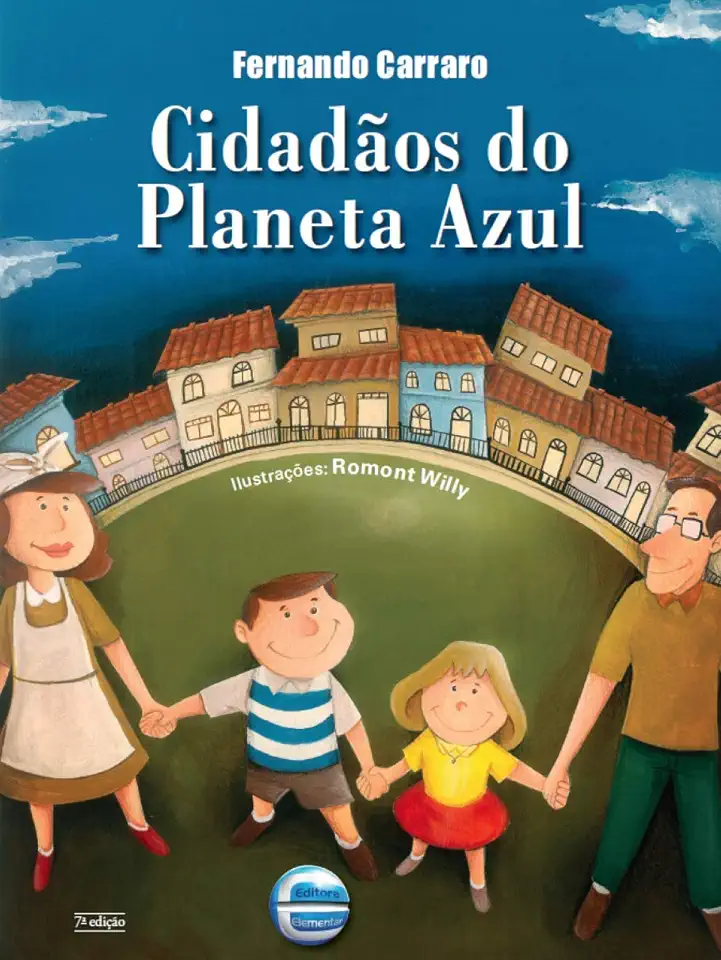 Capa do Livro Cidadãos do Planeta Azul - Fernando Carraro