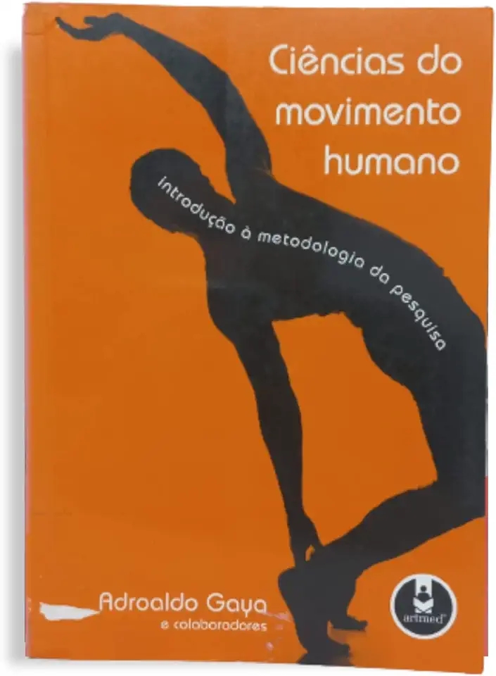 Capa do Livro Ciencias do Movimento Humano - Adroaldo Gaya