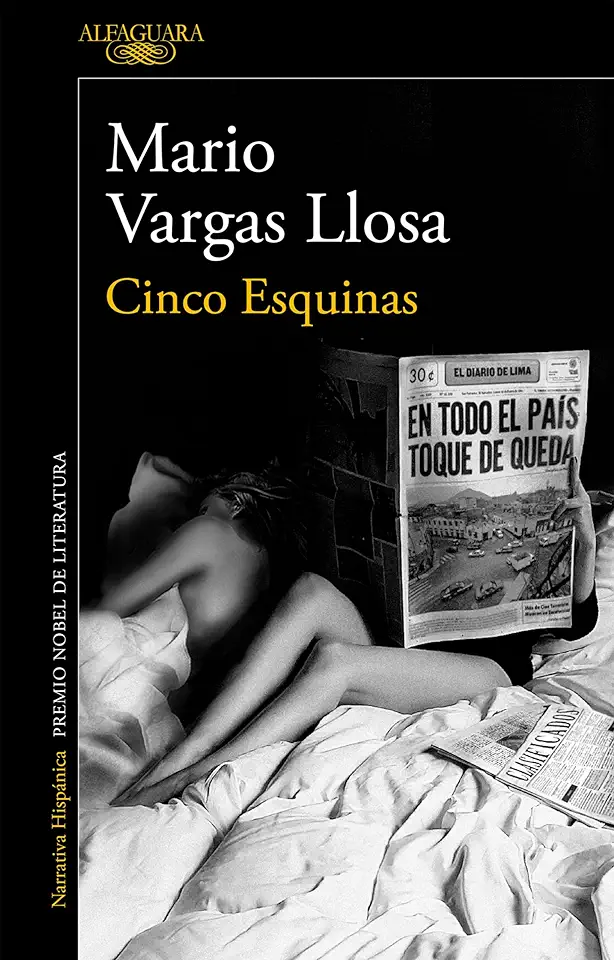 Capa do Livro Cinco Esquinas - Mario Vargas Llosa